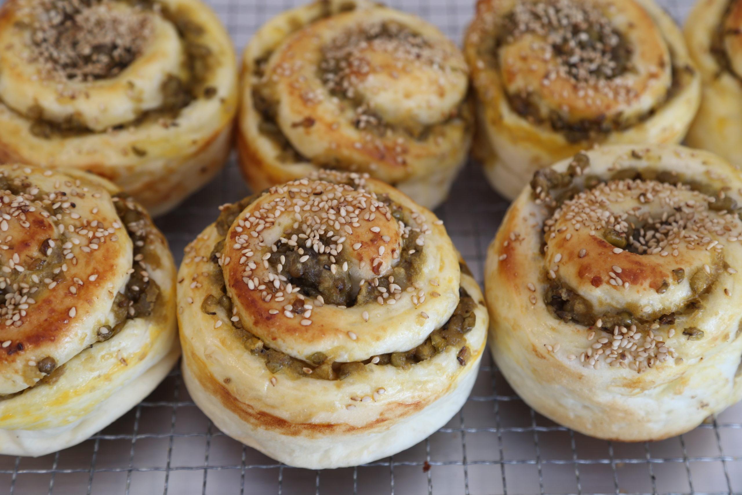 緑豆のパン「モンゴーロール/Munggo Roll」